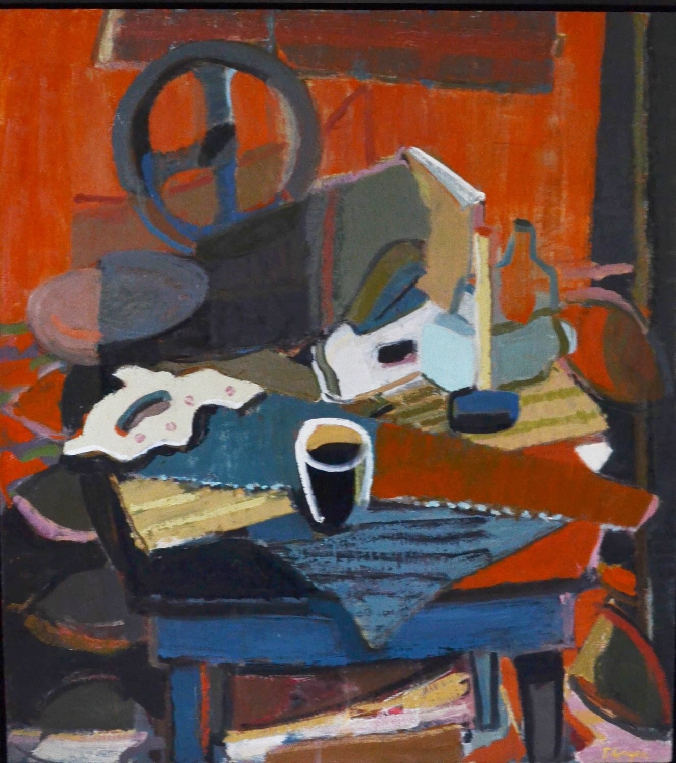 still life with tools "Still Life with Tools", 40" X 36", oil on linen, 2015