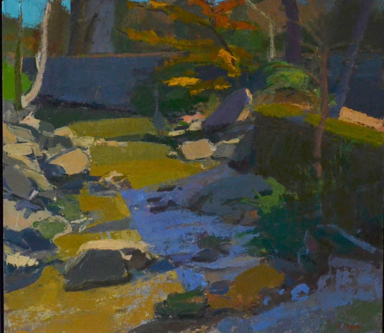 wind, woods and water "Wind, Woods and Water", 30" X 34", oil on linen, 2015