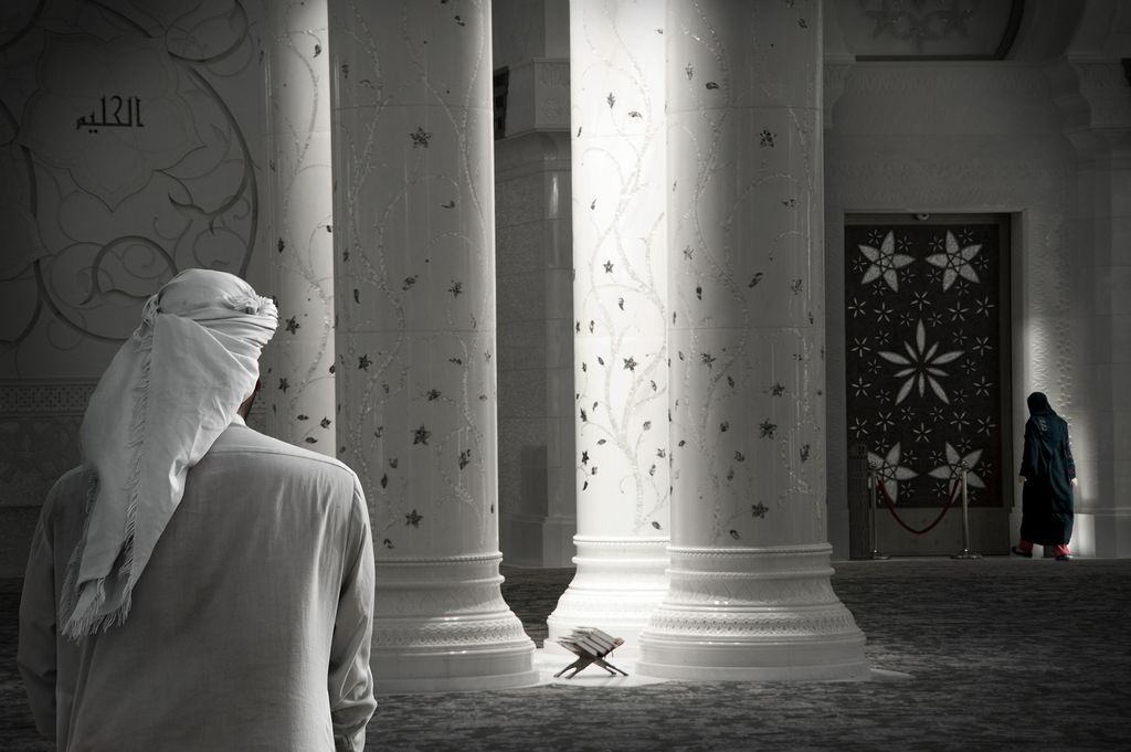 Man in Mosque Man in Mosque