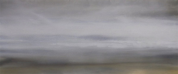 Michael Bentley Untitled 65, 2015 Gouache on Arches 36 x 84"