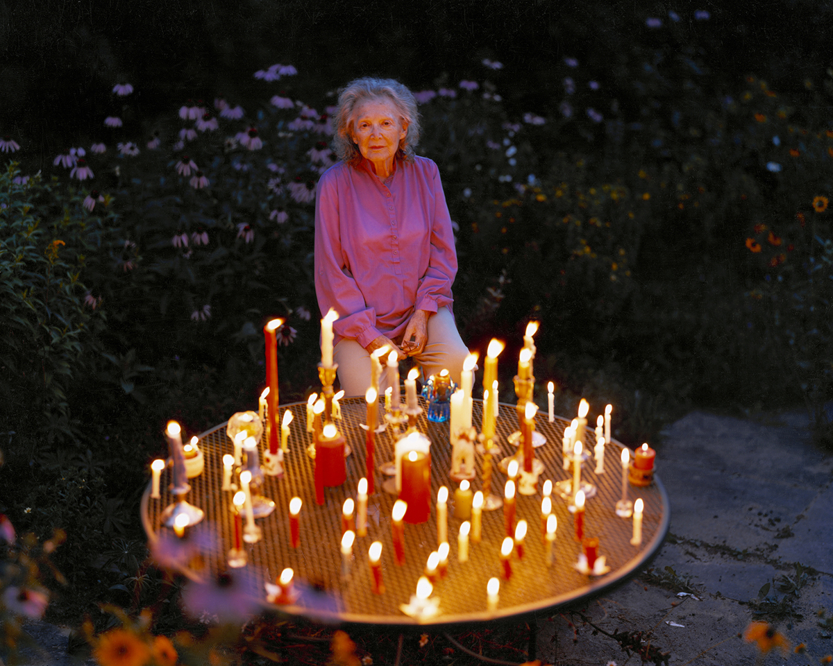 Virginia Beahan (American, born 1946), Celebrating My Mother’s 90th Birthday, Lyme, NH, 2003, chromogenic development print, 20 x 24 inches, Courtesy of the artist
