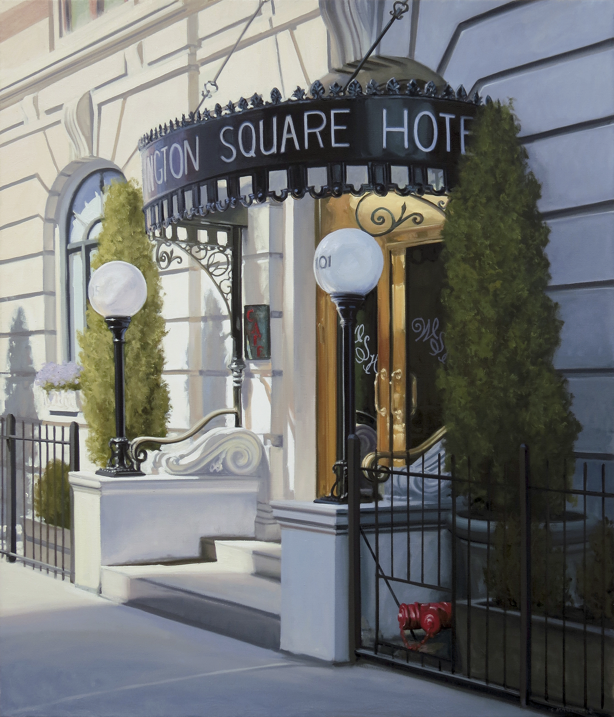 Stephen Magsig "Washington Square Hotel" 42 x 36