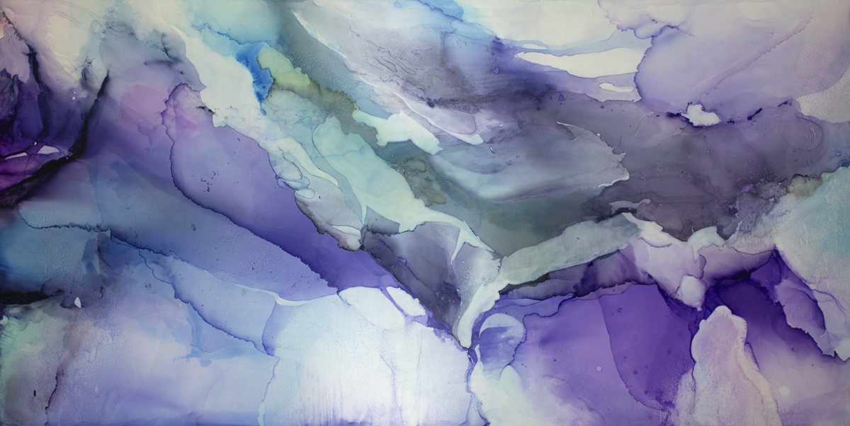 wingspan_II_WEB_varnish Andrea Pramuk, Wingspan II, Ink and Acrylic on Claybord, 40 x 80