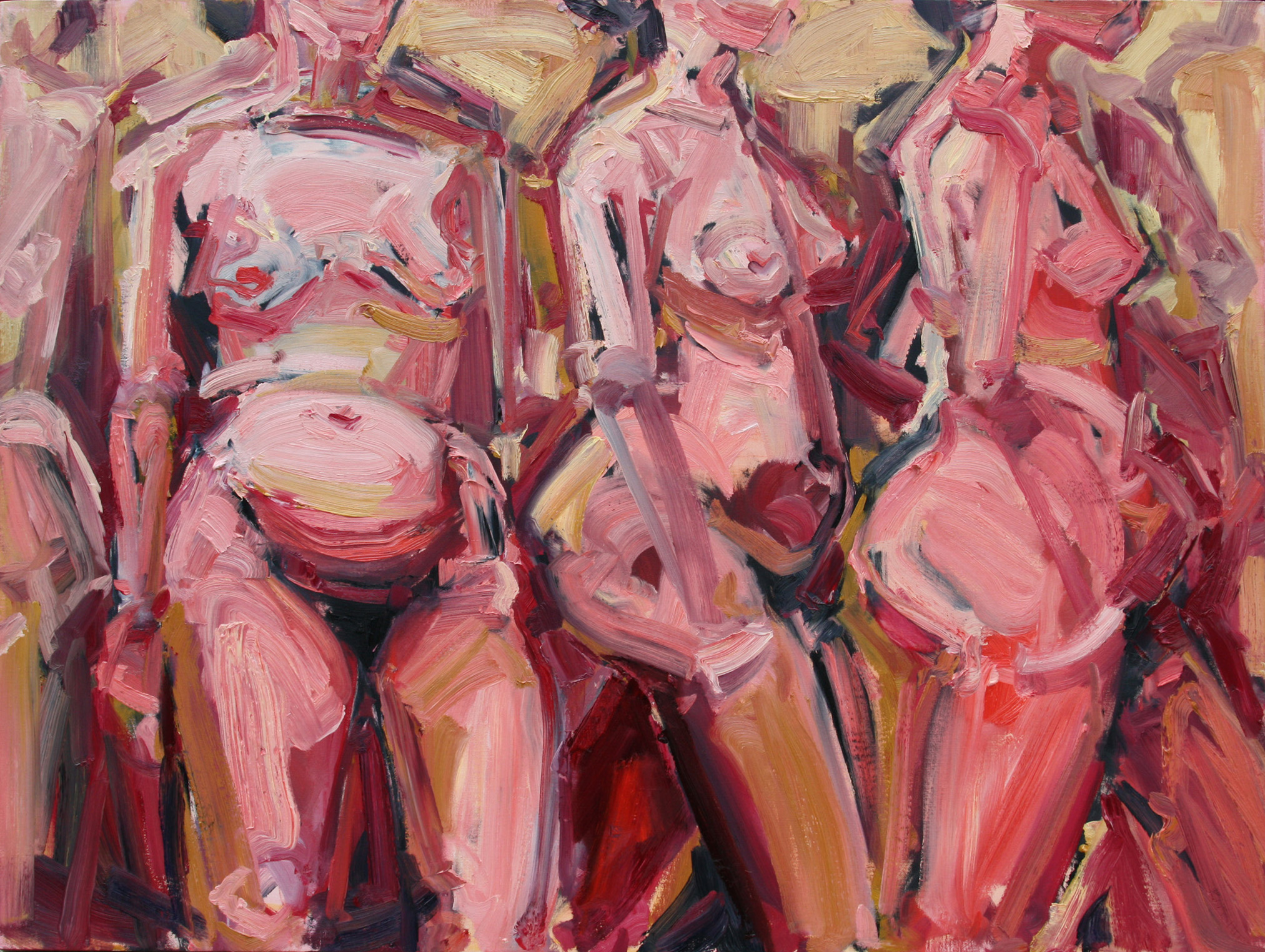02_Christine_Ritchie_Passage II, Naples Yellow_Oil on Canvas, 36in h x 48in w Christine Ritchie "Passage II Naples" oil on canvas, 36" x 48"