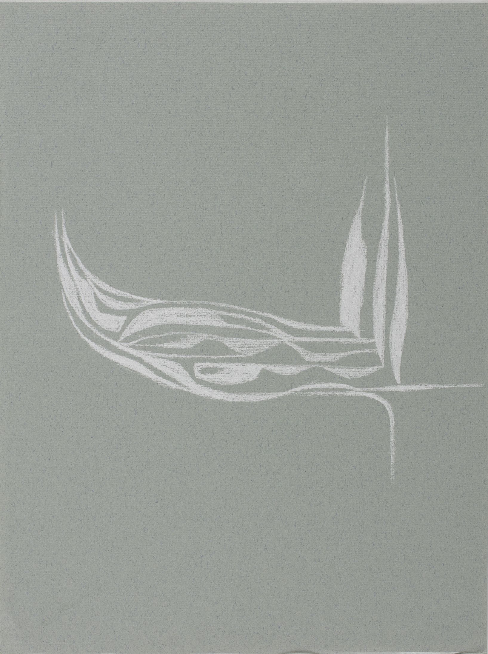 Olson_image2 website Untitled, 2014. Scott Olson (American, b. 1976). Chalk on paper, unframed: 12 1/2 x 9 1/2 in. © Scott Olson