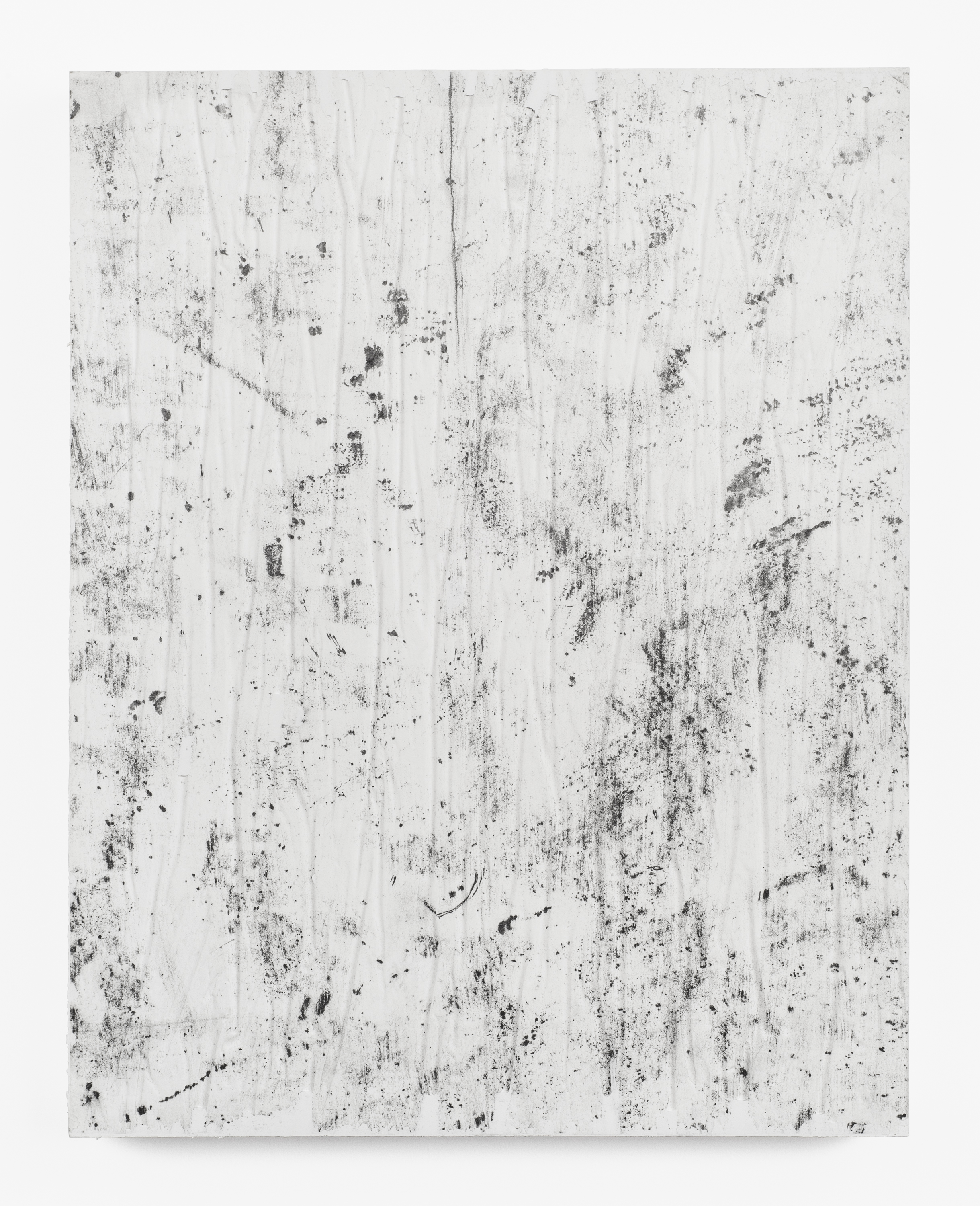 ©JerryBirchfield2017 The Earth Moves Under My Feet B.12, 2015. Jerry Birchfield (American, b. 1985). Graphite on paper, plaster; 26 x 19 in. © 2017 Jerry Birchfield