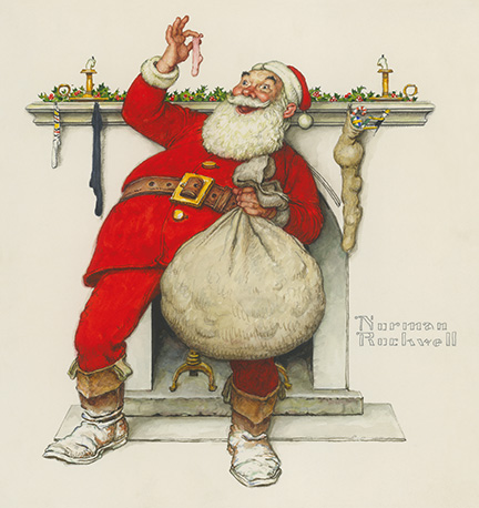 Norman Rockwell&amp;#39;s Christmas: Original Artwork for Hallmark | Metroframe&amp;#39;s  Blog