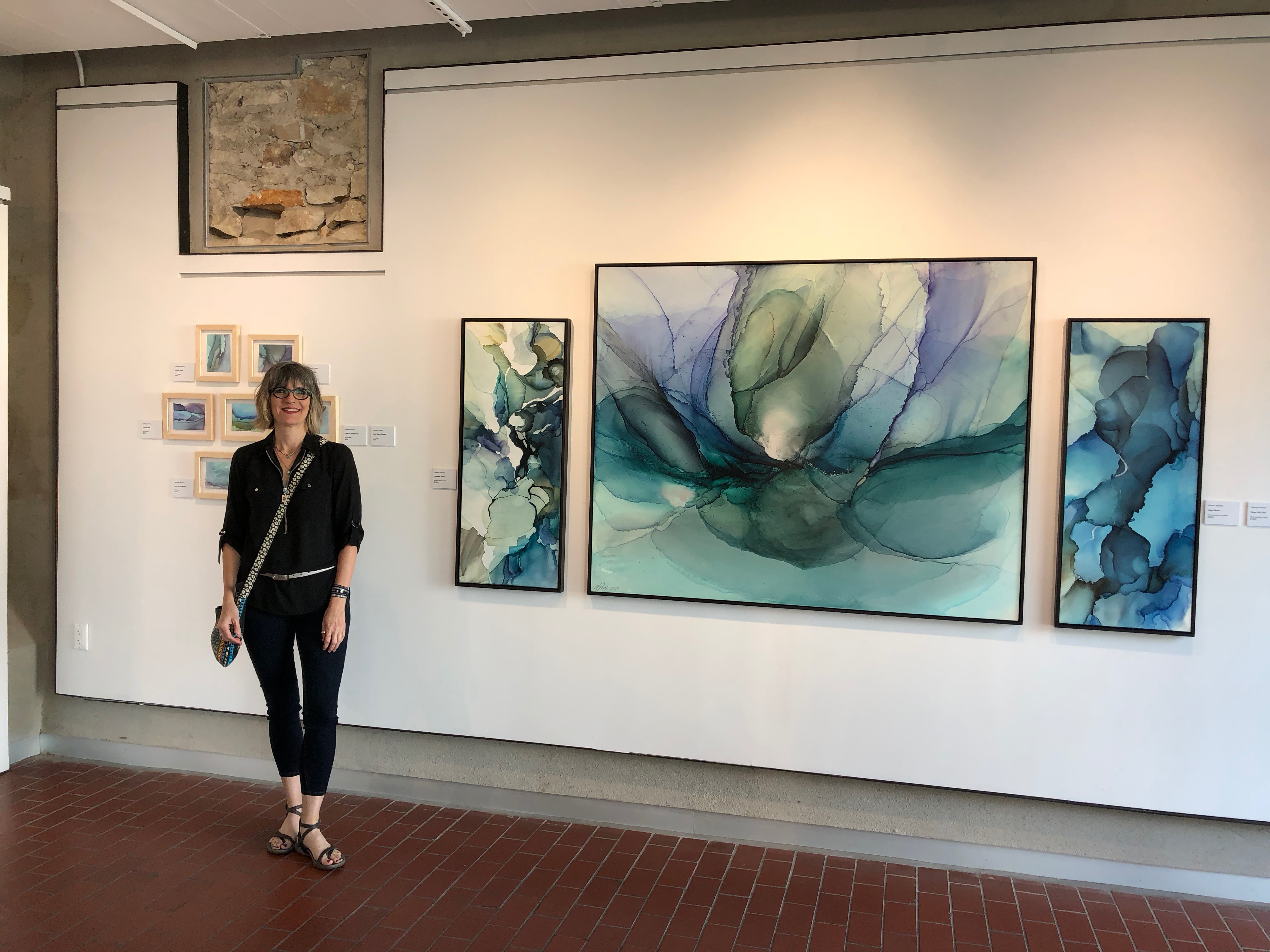 IMG_2113 Andrea Pramuk "Fluid Worlds" Georgetown Art Center June 29 - August 5, 2018