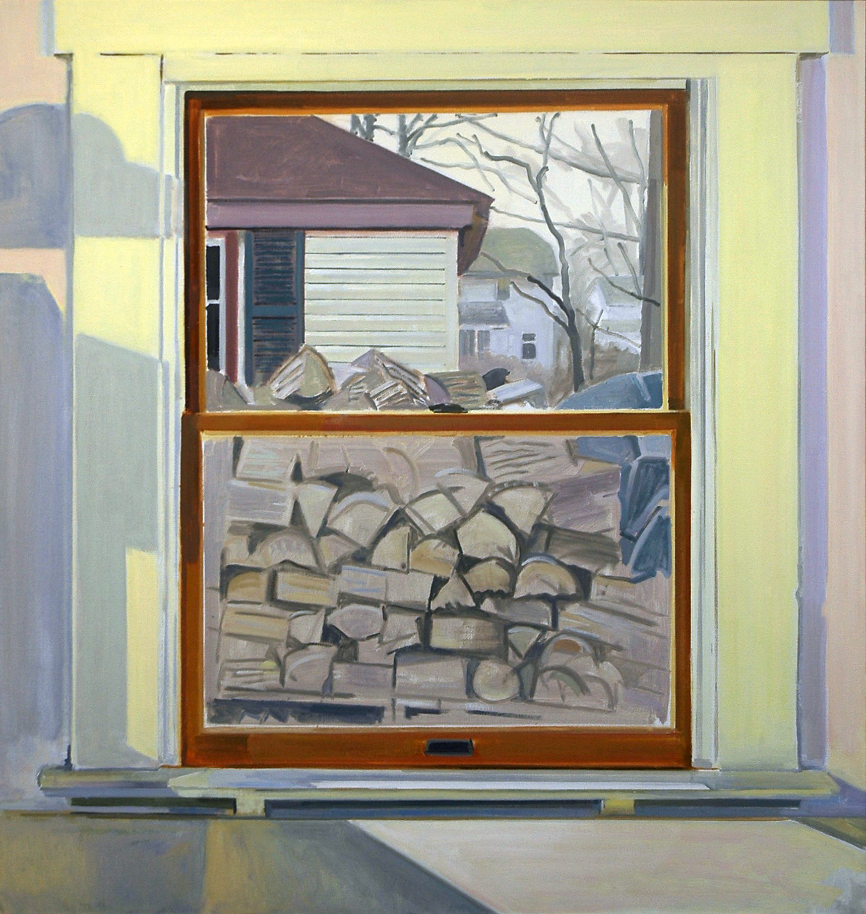 1_blurb_winterlights "Winter Lights", oil on linen, 36" x 34", 2019