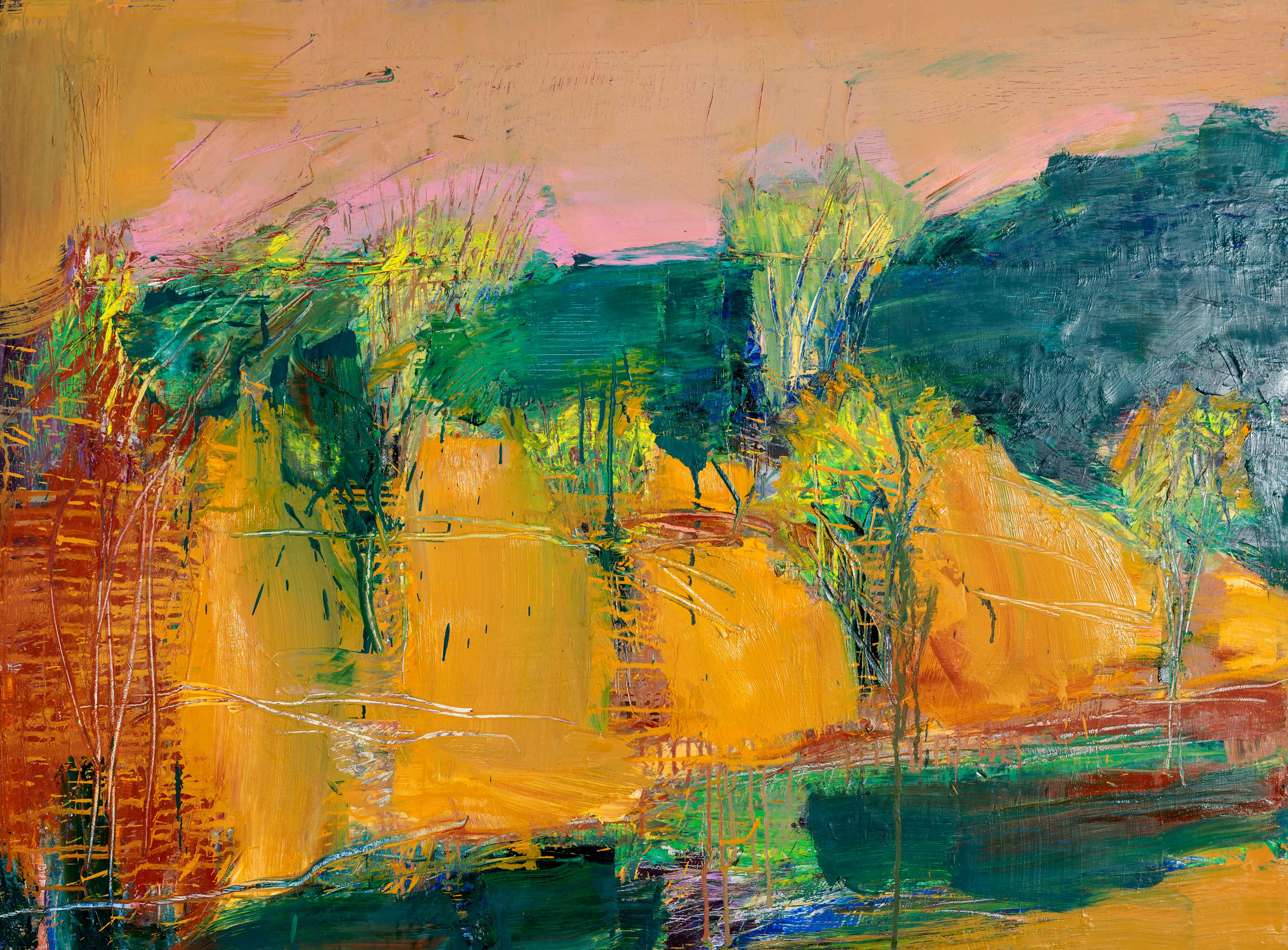 October-Gold-36x48 "October Gold," oil on canvas, 36"x48"