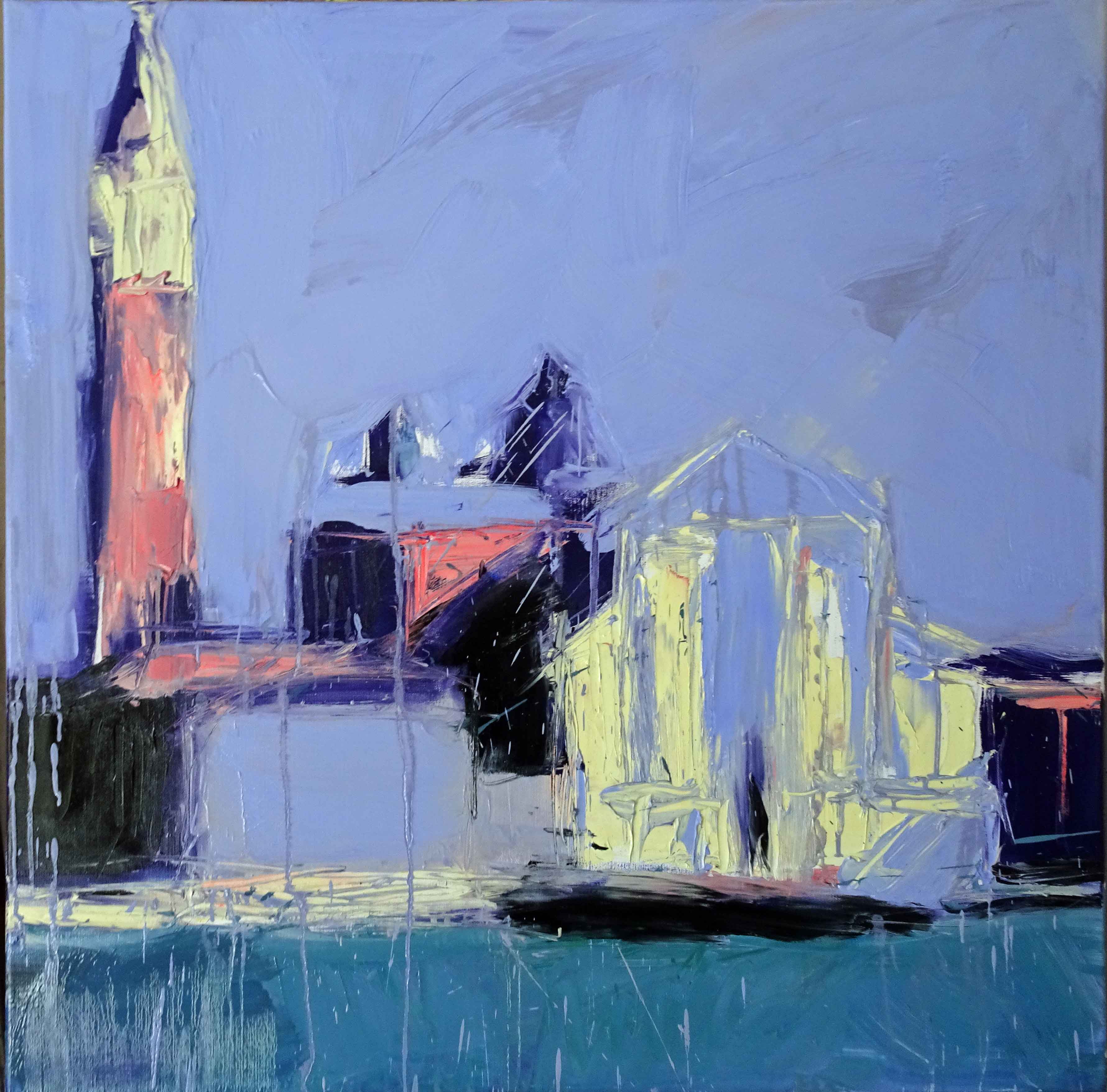 "Venice Violet" oil on canvas 36"x36"