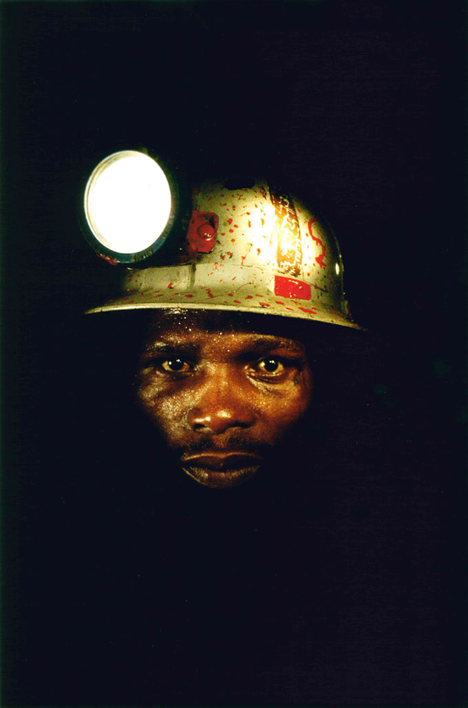 Coal Miner, South Africa, 1976. Photo: © James P. Blair.
