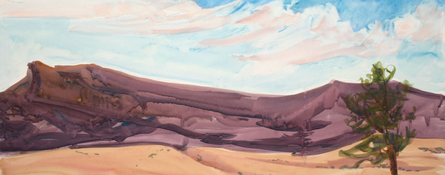 B19514_BHnMvtV_TWells_WebRdy Terri M. Wells “Big Horn Movement V” 16” x 38” watercolor