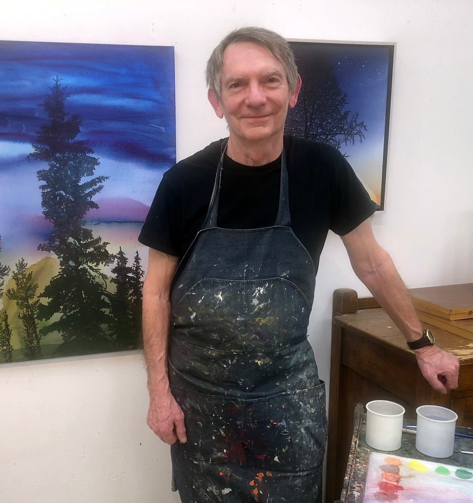 Kes Woodward in the studio